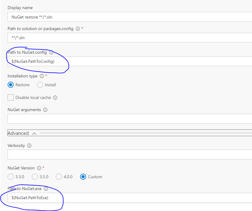 NuGet configuration nuget-configuration